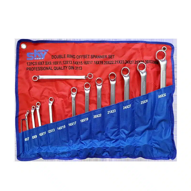 ست 12 عددی آچار دو سر رینگ اسکای